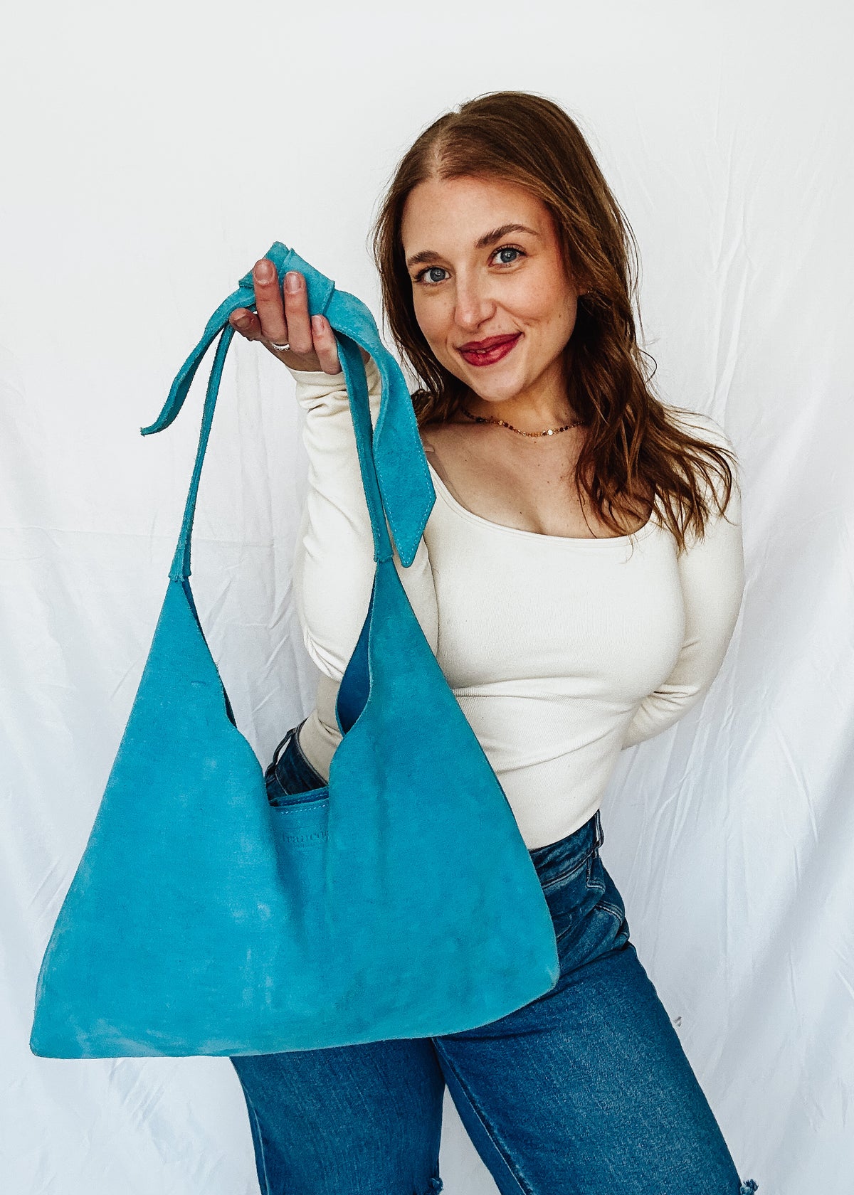 Christine Hobo Bag - Sky Blue - Francois New Orleans