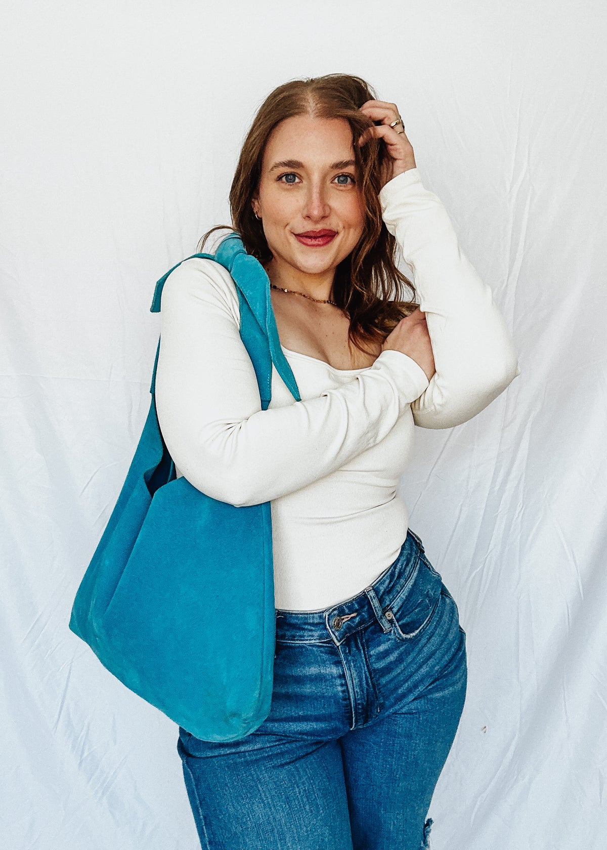 Christine Hobo Bag - Sky Blue - Francois New Orleans