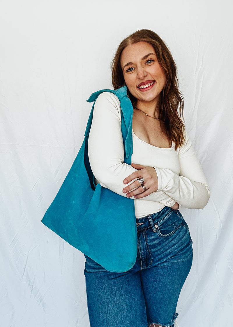 Christine Hobo Bag - Sky Blue - Francois New Orleans